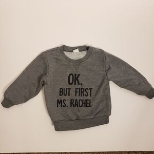 Ms.Rachel Gray Kids Sweatshirt
